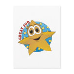 Gold Star Cartoon Post Card
