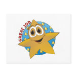 Gold Star Cartoon Post Cards