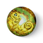 Gold Star Dragon Pinback Buttons