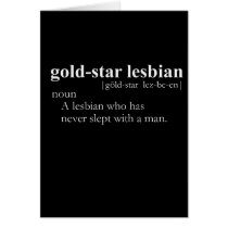 GOLD STAR LESBIAN (definition)