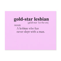 GOLD STAR LESBIAN (definition)