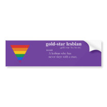 GOLD STAR LESBIAN T-SHIRT / Gay Slang T-shirt