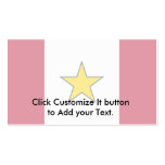 Gold Star Service, United States flag Business Card Template
