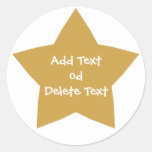 Gold Star Sticker