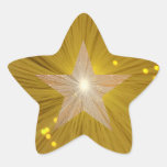 Gold Star sticker star shape