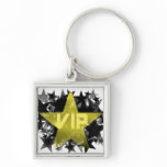 Gold Star VIP Key Chains