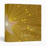 Gold Star 'Your Text' binder