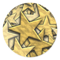 Gold Stars Stickers