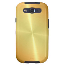 Gold Steel Metal Look Galaxy S3 Case
