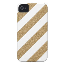 Gold Stripe Iphone 4 Case