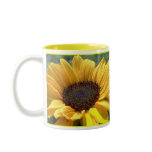 Gold Sunflower Coffee Mug