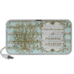 Gold Swirl Tree Anniversary iPod Speaker To Go