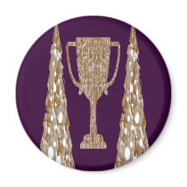 Gold TROPHY : Award Reward Celebration Magnet