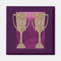 Gold TROPHY : Award Reward Celebration Magnet