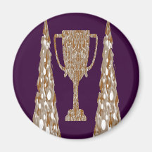 Gold TROPHY : Award Reward Celebration Magnet