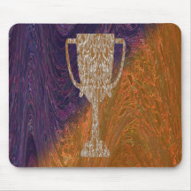 Gold TROPHY : Award Reward Celebration Mousepad