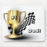 Gold Trophy NUmber One Dad Father's Day