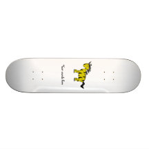 Gold zebra skate decks