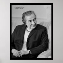 Golda Meir, Israeli Prime Minister Print