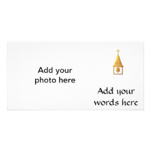 Golden "3-D" Bell Tower Photo Cards
