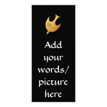 Golden "3-D" Holy Spirit Personalized Rack Card