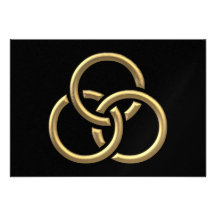 Golden "3-D" Trinity Rings Announcements