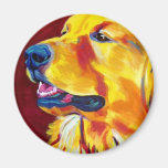 Golden #4 magnet