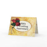 Golden 50 Anniversary cards