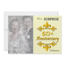 Golden (50th) Anniversary Party invitations