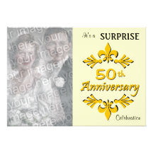 Golden (50th) Anniversary Party invitations