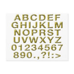 Golden Alphabet