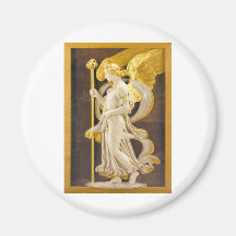 Golden Angel Refrigerator Magnets