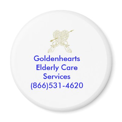 golden angels, Goldenhearts Elderly Care Servic... Fridge Magnet by goldenhearts