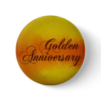 Golden Anniverary Pinback Button