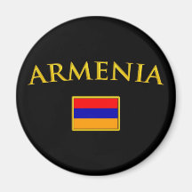 Golden Armenia Magnets