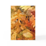 Golden Autumn Leaves-399 Card