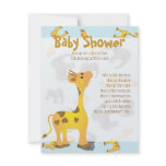 Golden Baby Giraffe Invite
