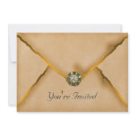Golden Beach Tan Party Invitation