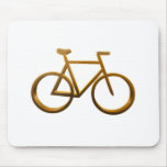 Golden Bicycle Mousepad mousepads