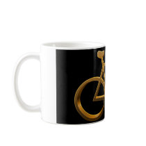 Golden Bike Coffee Mugs