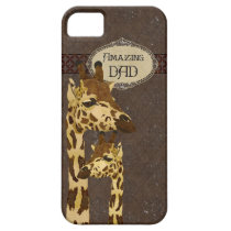 Golden Bronze Giraffes Amazing Dad  iPhone Case casemate cases