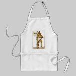 Golden Bronze Giraffes Mom Apron aprons