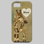 Golden Bronze Giraffes Mom  iPhone Case casemate cases