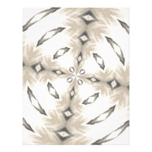Golden Brown Kaleiscope Letterhead Design