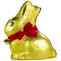 Golden Bunny Sculpture Magnet Acrylic Cut Outs