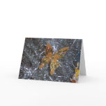Golden Butterfly Ornament Greeting Card