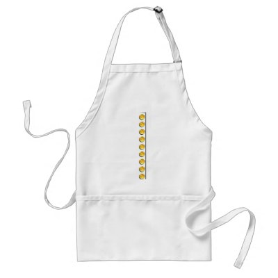 Golden Buttons Apron by Lidusik
