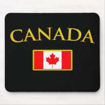 Golden Canada Mouse Pad