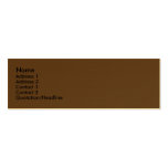 Golden carbon fibre skinny business card.