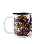Golden Cheshire Cat Mug